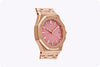 2025 Audemars Piguet Royal Oak Pink Dial Wristwatch Ref. 77450OR.OO.1361OR.01 in Rose Gold