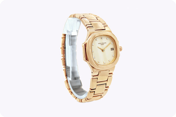 1989 Patek Philippe Nautilus Wristwatch in Yellow Gold, Ref. 4700-051