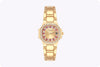 1994 Patek Philippe Ruby and Diamond Wristwatch in Yellow Gold, Ref. No. 4700/153