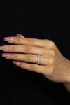 2.30 Carat Total Princess Cut Diamond Eternity Wedding Band Ring in Platinum