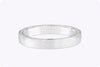 0.28 Carats Total Brilliant Round Cut Diamond Wedding Band  in Platinum