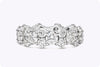 6.15 Carats Total Brilliant Round Diamond Eternity Wedding Band in Platinum