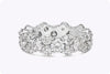 6.15 Carats Total Brilliant Round Diamond Eternity Wedding Band in Platinum