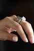 David Yurman Black Onyx and Diamond Albion Cocktail Ring in Silver