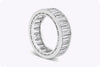 6.97 Carats Total Baguette Cut Diamond Eternity Wedding Band in Platinum