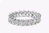 2.80 Carat Marquise Cut Eternity Wedding Band Ring in Platinum