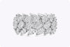 8.23 Carat Total Mixed Cut Diamonds Eternity Wedding Band Ring in White Gold