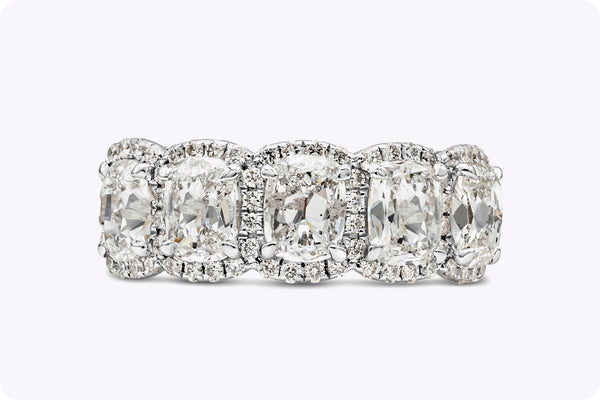 five stone wedding band
