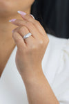Carrera y Carrera Infinito El Beso Wedding Ring in 18K White Gold
