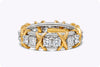 Tiffany & Co. 1.14 Carats Total Round Diamond Two-Tone Eternity Wedding Band in Platinum