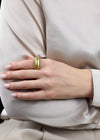 26.28 Gram Solid Dome Men's Ring in 18k Yellow Gold