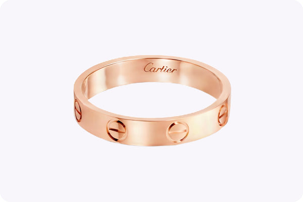 Cartier Love Wedding Band in Rose Gold