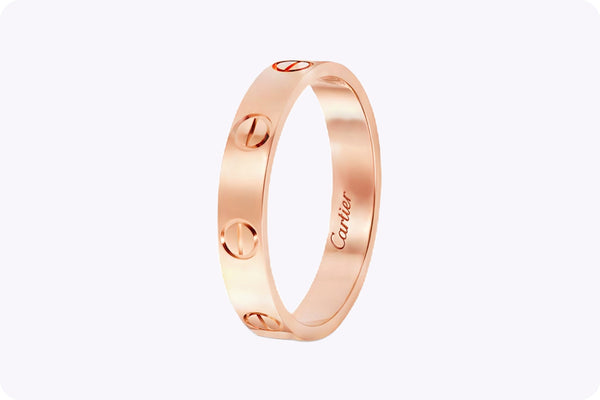 Cartier Love Wedding Band in Rose Gold