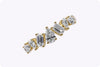 1.04 Carats Total Mixed-Cut Diamond Seven-Stone Fashion Ring in Yellow Gold