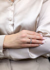 4.76 Carats Total Mixed-Cut Diamond Eternity Ring in White Gold