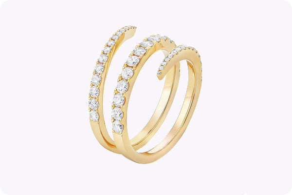 Round Cut Swirl Diamond