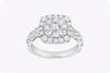 1.15 Carat Mixed-Cut Diamond Fashion Ring in White Gold