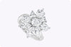 Diamond Floral Cluster Ring