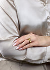 17.93 Gram Tri-Cut Men's Ring in 18k Yellow Gold