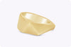 17.93 Gram Tri-Cut Men's Ring in 18k Yellow Gold