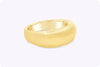 26.28 Gram Solid Dome Men's Ring in 18k Yellow Gold