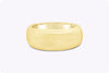 26.28 Gram Solid Dome Men's Ring in 18k Yellow Gold