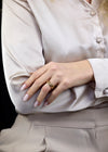 12.48 Gram Double Swirl Ring in Yellow Gold