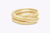 12.48 Gram Double Swirl Ring in Yellow Gold
