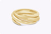 12.48 Gram Double Swirl Ring in Yellow Gold
