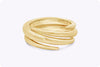 12.48 Gram Double Swirl Ring in Yellow Gold