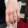 4.39 Carats Total Princess Cut Diamond Eternity Wedding Band in Platinum