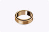 1.23 Carats Total Round Cut Black Diamond Men's Wedding Band in Rose Gold