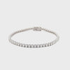 4.93 Carat Total Brilliant Round Diamond Classic Tennis Bracelet in White Gold