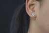 Diamond Cluster Stud Earring
