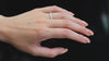 0.74 Carat Total Round Diamond Wedding Band Ring in White Gold