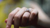 1.70 Carat Three Stone Princess Cut Diamond Engagement Ring