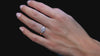 1.90 Carats Total Round Diamond Three-Stone Engagement Ring