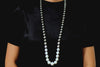 White and Black South Sea Pearl Opera Length Necklace