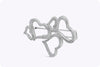 Piaget  2.30 Carat Total Brilliant Round Diamonds Open-Work Heart Shape Brooch In White Gold