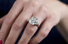 GIA Certified 10.26 Carat Cushion Cut Diamond Three-Stone Engagement Ring in Platinum