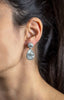 GIA Certified 29.54 Carat Total Mixed Cut Diamond Dangle Earrings in Platinum
