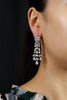 12.45 Carats Total Mixed Cut Diamond Chandelier Earrings in White Gold