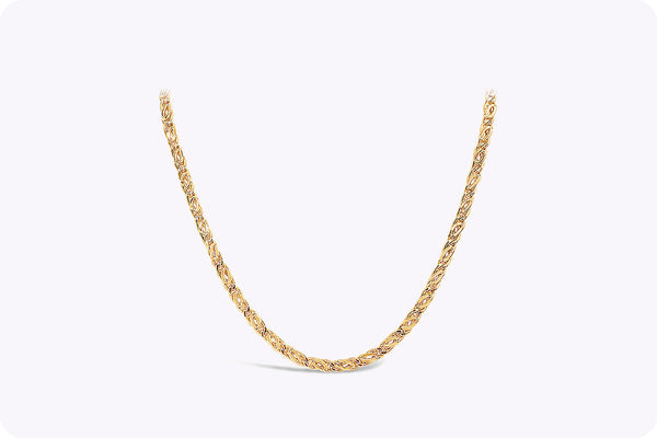 18 Karat Yellow Gold Chain Necklace