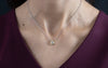 GIA Certified 0.92 Carat Pear Shape Diamond Bezel Pendant Necklace in Two-Tone