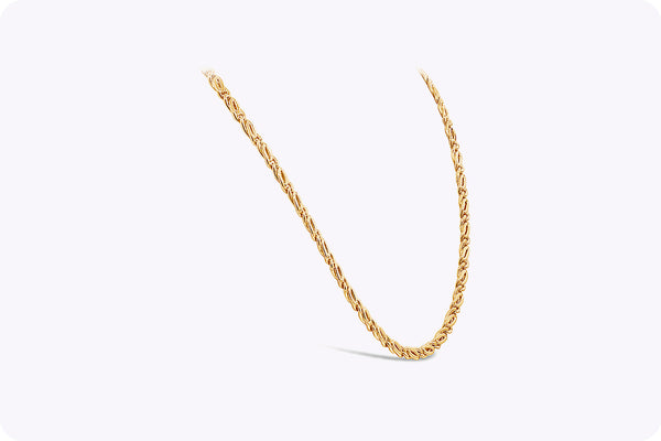 18 Karat Yellow Gold Chain Necklace