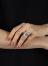 20.18 Carat Total Mixed Cut Diamond Five-Stone Engagement Ring in Platinum