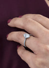 GIA Certified 2.02 Carat Oval Cut Diamond Engagement Ring in Platinum