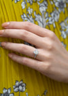 1.25 Carat Pear Shape Three Stone Engagement Ring