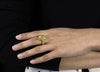 GIA Certified 10.06 Carat Pear Shape Fancy Deep Yellow Diamond Engagement Ring in Yellow Gold