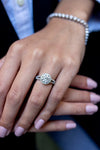 GIA Certified 2.24 Round Diamond Halo Engagement Ring